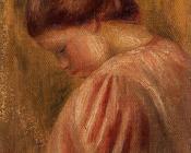 皮埃尔奥古斯特雷诺阿 - Portrait of a Girl in Red